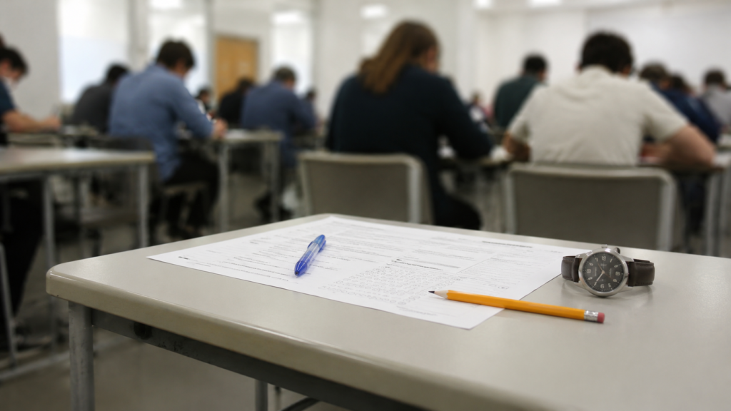 Aula de examen tipo test para Tramitacion Procesal